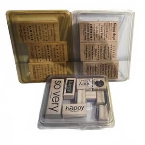 Stampin' Up! / Assorted Stamp Sets x3 / Happy Sayings
